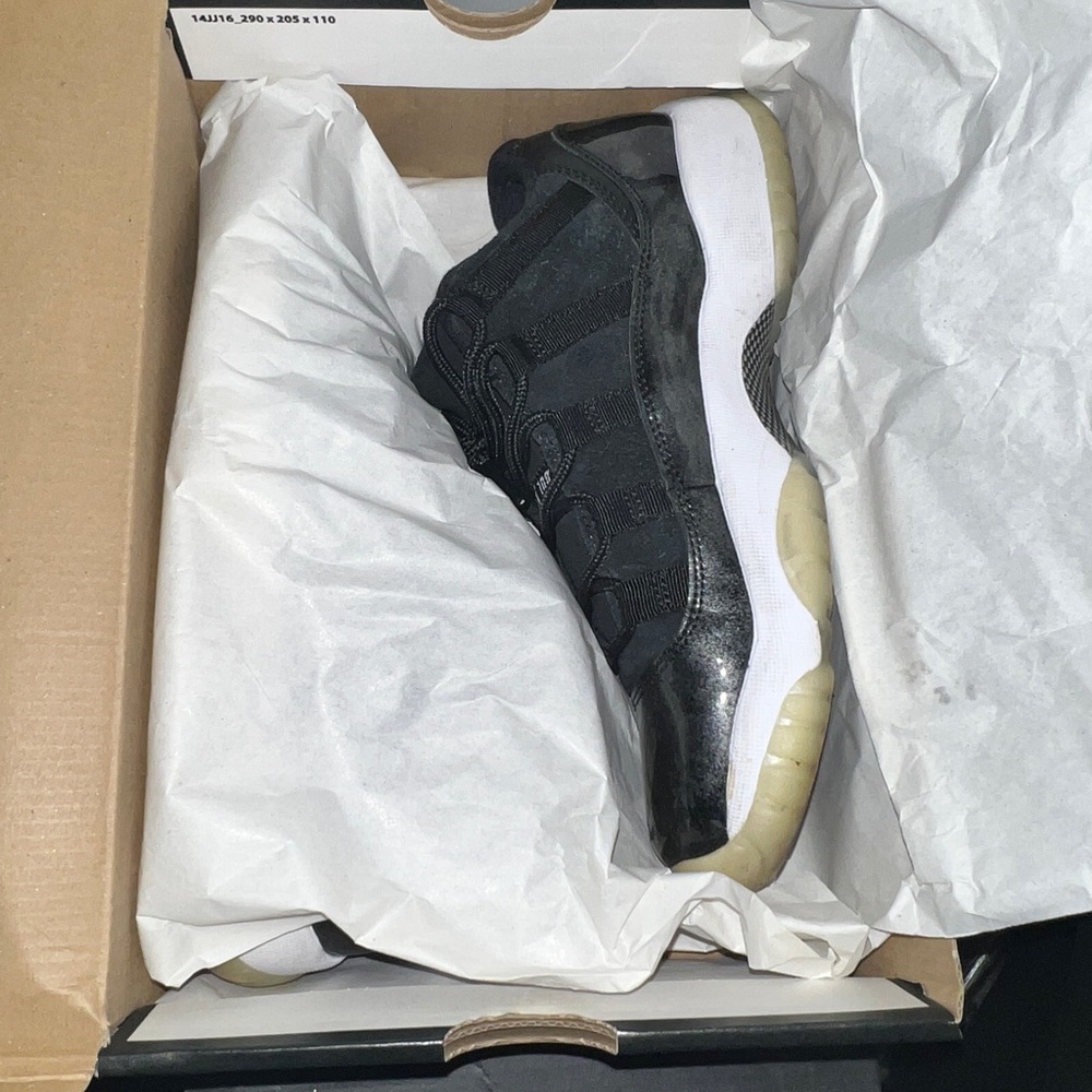 Jordan “Metallic Black” Low Top 11s
